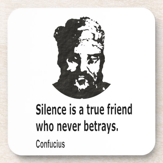 Dessous-de-verre Citation De Confucius (Devant)