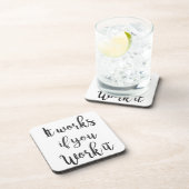 Dessous-de-verre Citation de récupération en 12 étapes Sobriety Sob (Côté Droit)