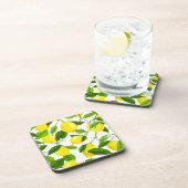 Dessous-de-verre Citron à l'aquarelle (Côté Droit)