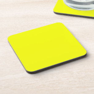 Dessous-de-verre Citron jaune Accent Couleur Personnaliser