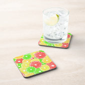 Dessous-de-verre Citron, orange, pamplemousse et tranches de citron (Côté Droit)