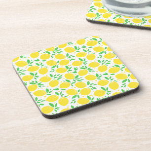Dessous-de-verre Citrons jaunes frais -