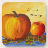 Dessous-de-verre Citrouille et noix (Devant)