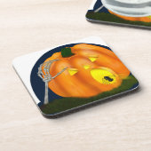 Dessous-de-verre Citrouille idiot effrayé (Côté gauche)