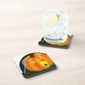 Dessous-de-verre Citrouille idiot effrayé (Côté Droit)