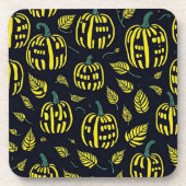 Dessous-de-verre Citrouille moderne motif transparent (Devant)