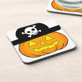 Dessous-de-verre citrouille pirate (Côté gauche)