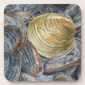 Dessous-de-verre Clams and Quahog Shell (Devant)