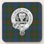 Dessous-de-verre Clan Buchanan Crest & Hunter Tartan (Devant)