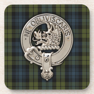 Dessous-de-verre Clan Campbell Crest & Tartan