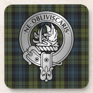 Dessous-de-verre Clan Campbell Crest & Tartan