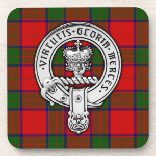 Dessous-de-verre Clan Donnachaidh (Robertson) Crest & Tartan