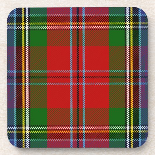 Dessous-de-verre Clan écossais MacLean de Duart Tartan Plaid (Devant)