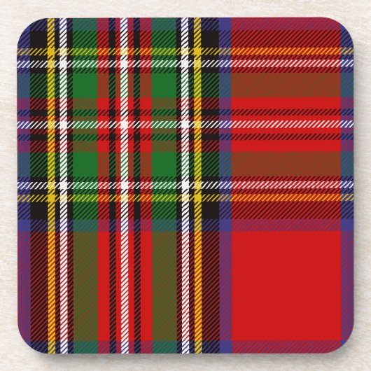 Dessous-de-verre Clan écossais Stewart Tartan Plaid (Devant)