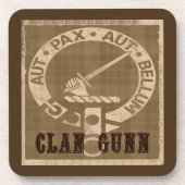 Dessous-de-verre Clan Gunn (Devant)