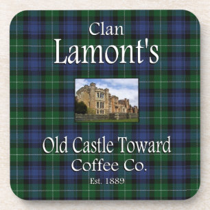 Dessous-de-verre Clan Lamont's Old Castle Toward Coffee Co.