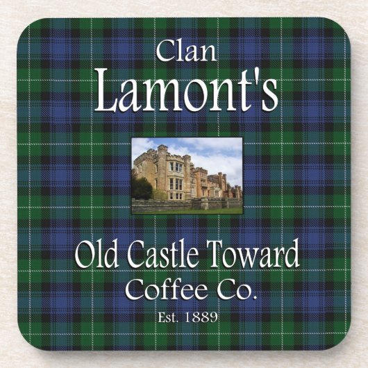 Dessous-de-verre Clan Lamont's Old Castle Toward Coffee Co. (Devant)
