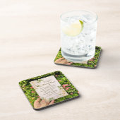 Dessous-de-verre Classic Botanical Wedding Invi (Côté Droit)