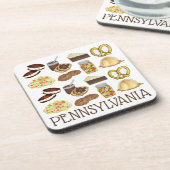 Dessous-de-verre Classic Pennsylvania PA Hollandais Amish (Côté gauche)