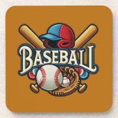 Dessous-de-verre Classique Baseball Essentials / Stylish Retro Lege (Devant)