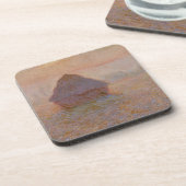 Dessous-de-verre Claude Monet | Grainstack, Sun dans la brume (Côté gauche)