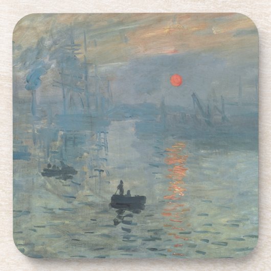 Dessous-de-verre Claude Monet Impression Sunrise Soleil Levant (Devant)