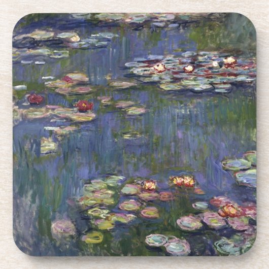 Dessous-de-verre Claude Monet Impressionniste L'Eau Lillies Peintur (Devant)