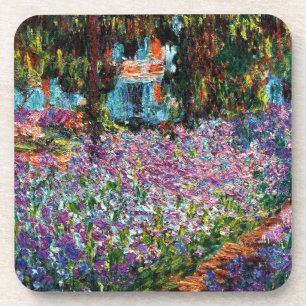 Dessous-de-verre Claude Monet : Iris dans le jardin de Monet