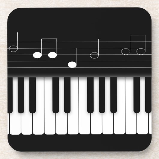 Dessous-de-verre Clavier pour piano (Devant)