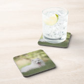 Dessous-de-verre Clé blanche souple Chiot (Côté Droit)