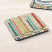 Dessous-de-verre Clôtures papier 2-up IV (Côté gauche)