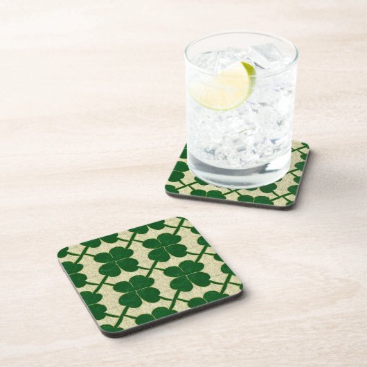 Dessous-de-verre Clover Lattice Linen (Côté Droit)