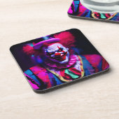 Dessous-de-verre clown effrayant (Côté gauche)