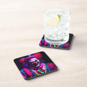 Dessous-de-verre clown effrayant (Côté Droit)