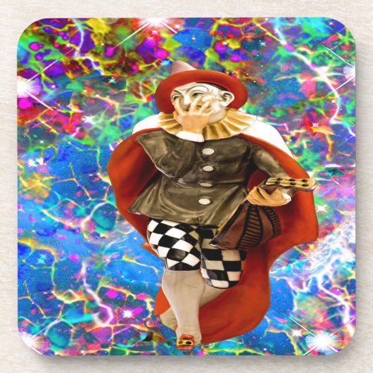Dessous-de-verre Clown Troubadour (Devant)