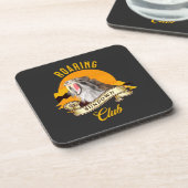 Dessous-de-verre Club Aventure Crépuscule Rétro Tigre à Sabre (Côté gauche)
