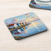 Dessous-de-verre Coastal Themed | Beach Homes on the Bay   (Côté gauche)