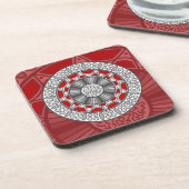 Dessous-de-verre Coaster Carré Aztec Rencontre Alien (Côté gauche)