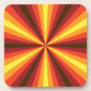 Dessous-de-verre Coaster Carré Illusion d'Automne