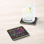 Dessous-de-verre Coaster de boisson Alphabet (Côté Droit)