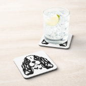 Dessous-de-verre Coaster de boisson de chien du roi Charles Spaniel (Côté Droit)