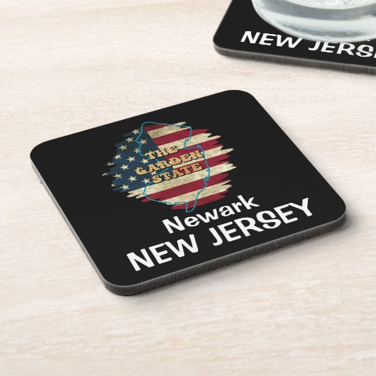 Dessous-de-verre Coaster de boisson de New Jersey (Côté gauche)