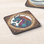 Dessous-de-verre Coaster de boisson dragon (Côté gauche)