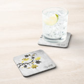 Dessous-de-verre Coaster de boisson Gold Lovebirds (Côté Droit)