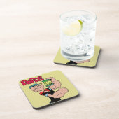 Dessous-de-verre Coaster de boisson Popeye (Côté Droit)