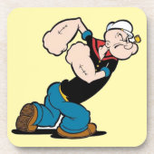 Dessous-de-verre Coaster de boisson Popeye (Devant)