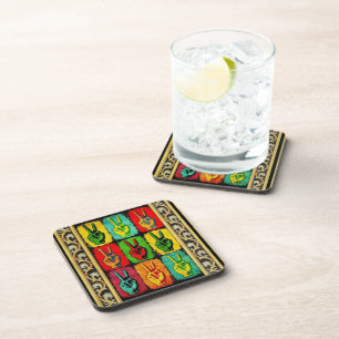 Dessous-de-verre Coaster de boissons de la paix