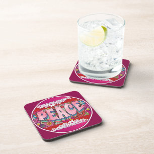 Dessous-de-verre Coaster de boissons de la paix
