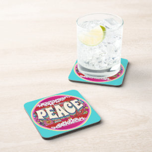 Dessous-de-verre Coaster de boissons de la paix