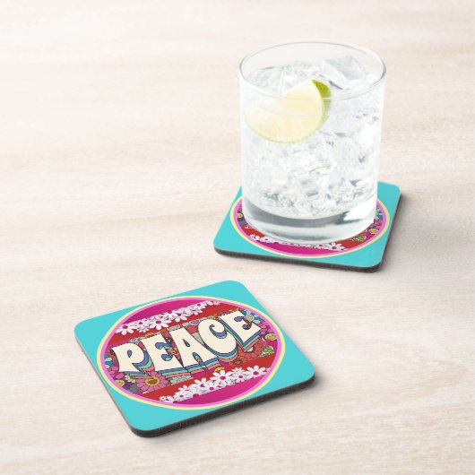 Dessous-de-verre Coaster de boissons de la paix (Côté Droit)